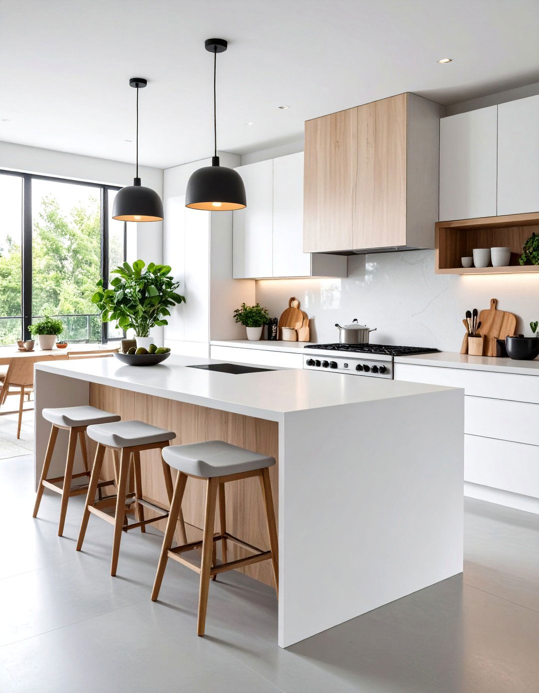 White Concrete Countertops - 24 Concrete Countertop Ideas