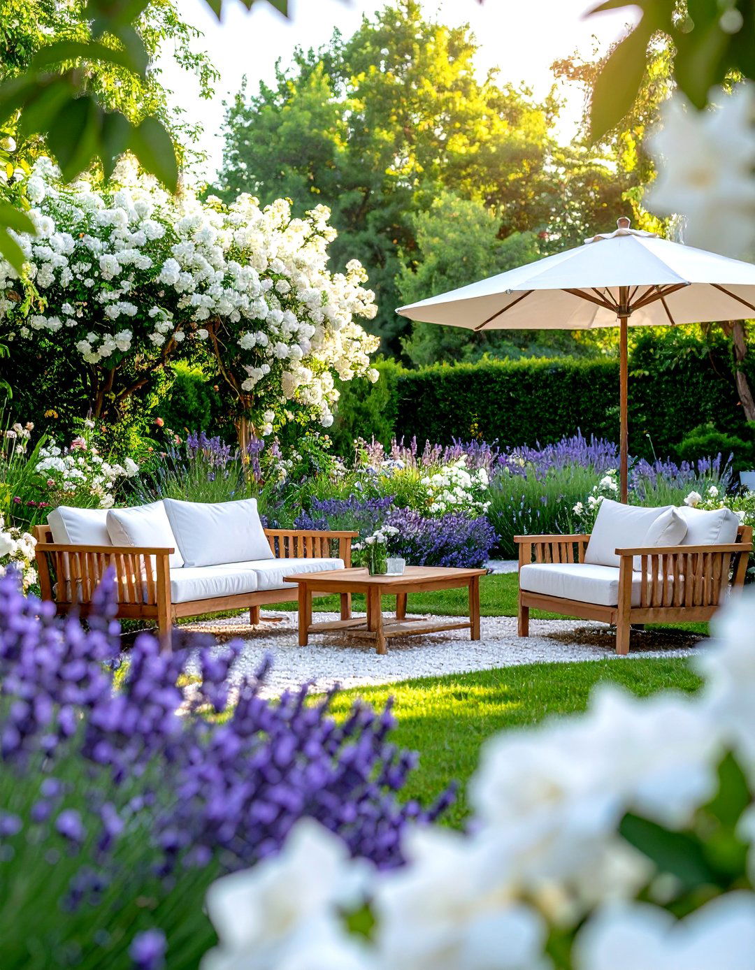 White Fragrant Garden Sensory Experience - 24 White Garden Design Ideas