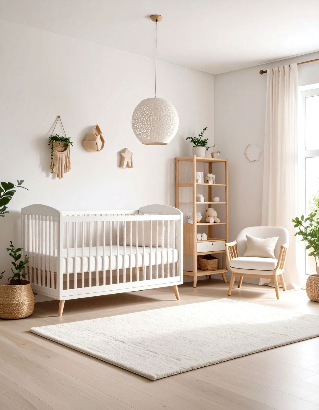 White Gender Neutral Nursery - 24 White Nursery Ideas