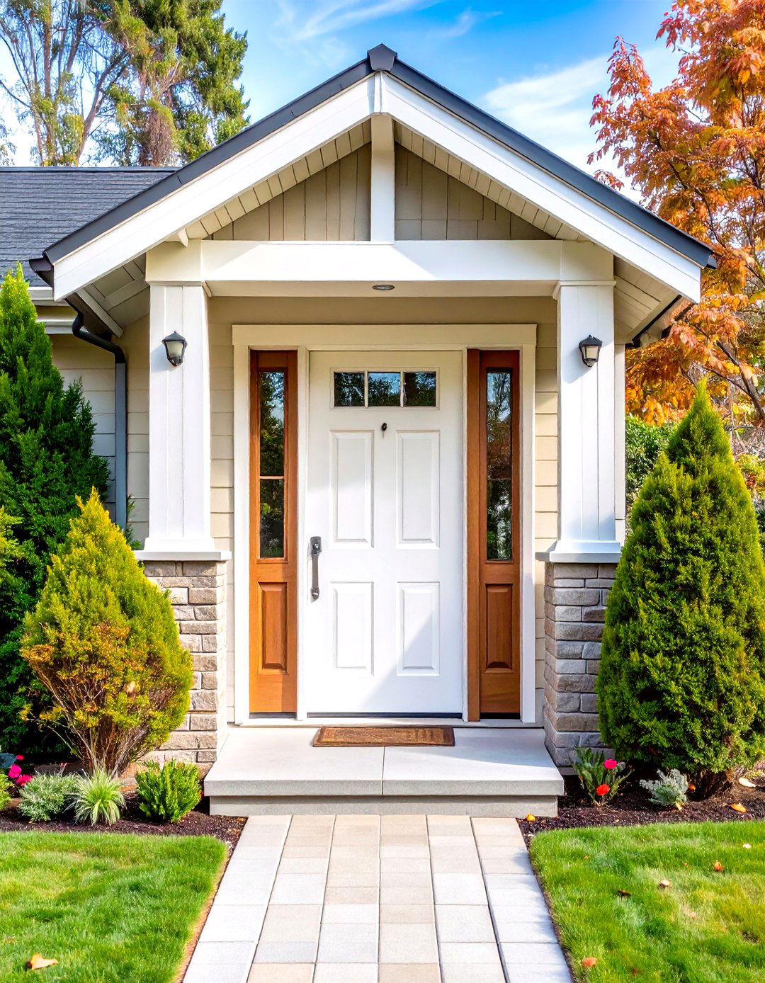 White Oak Front Door with Energy Efficient Design - 24 White Oak Front Door Ideas