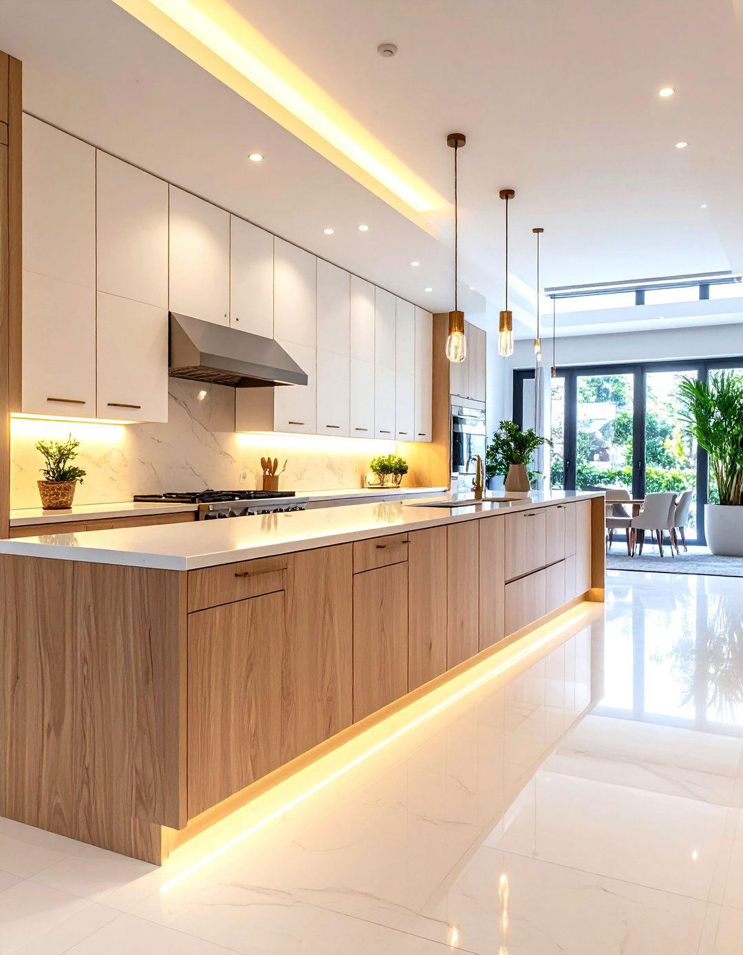 White Oak Galley Kitchen Layouts - 24 Kitchens With White Oak Cabinets