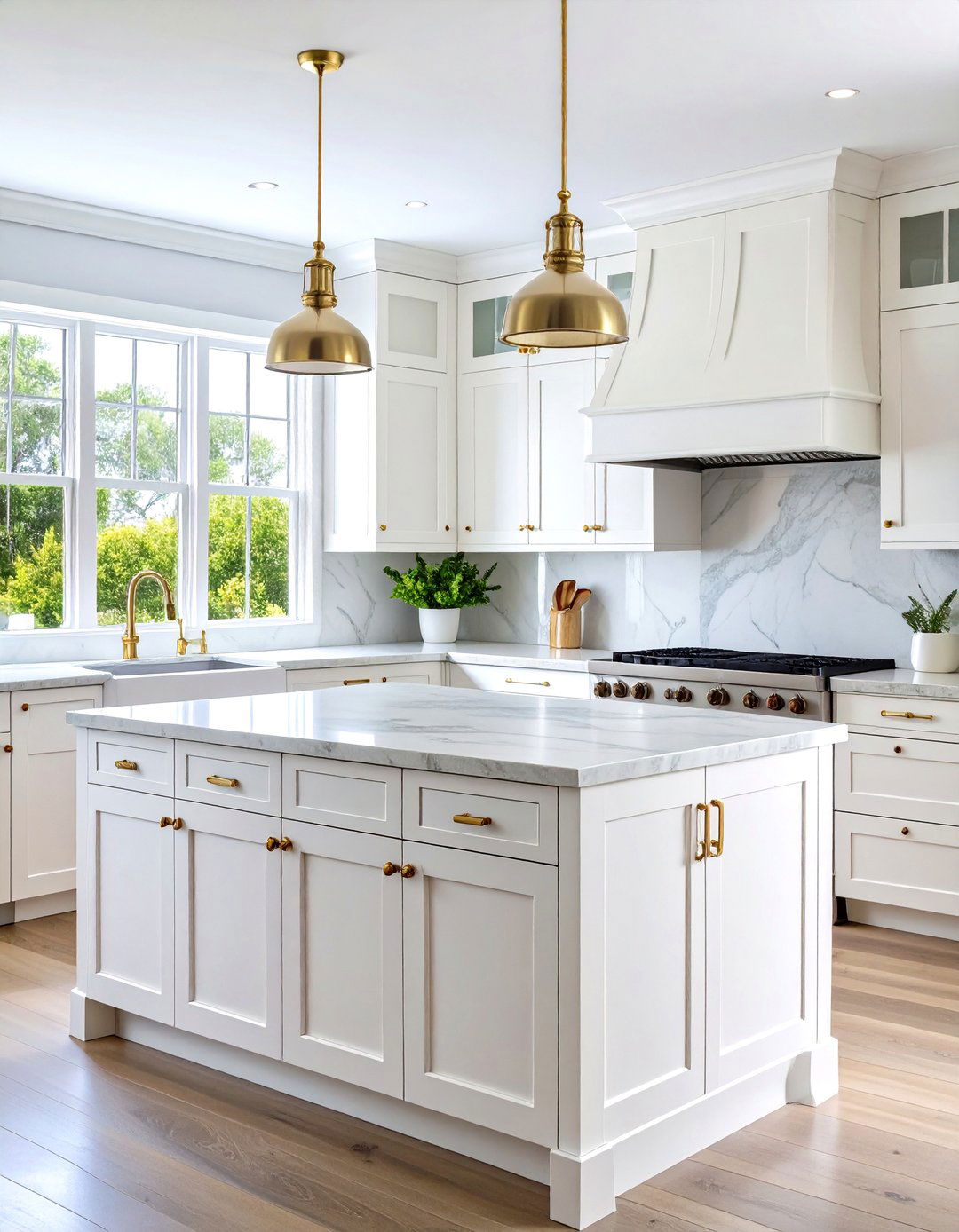 White Shaker Cabinet Coastal Foundation