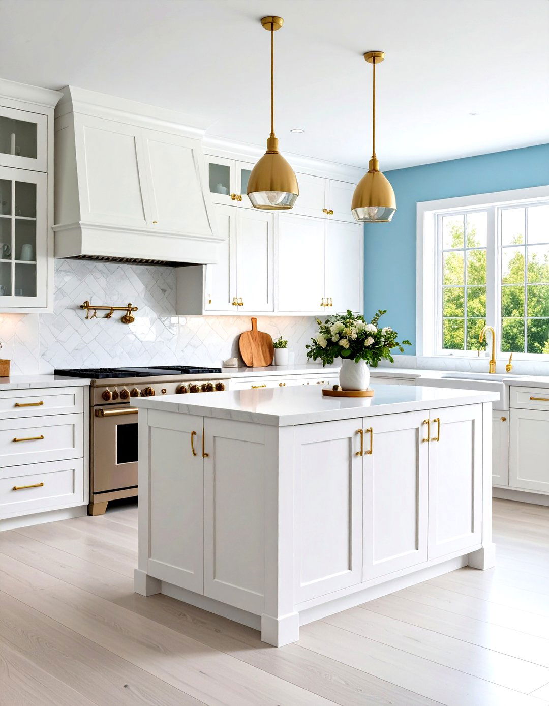White Shaker Kitchen Cabinets - 24 Scandinavian Kitchen Ideas