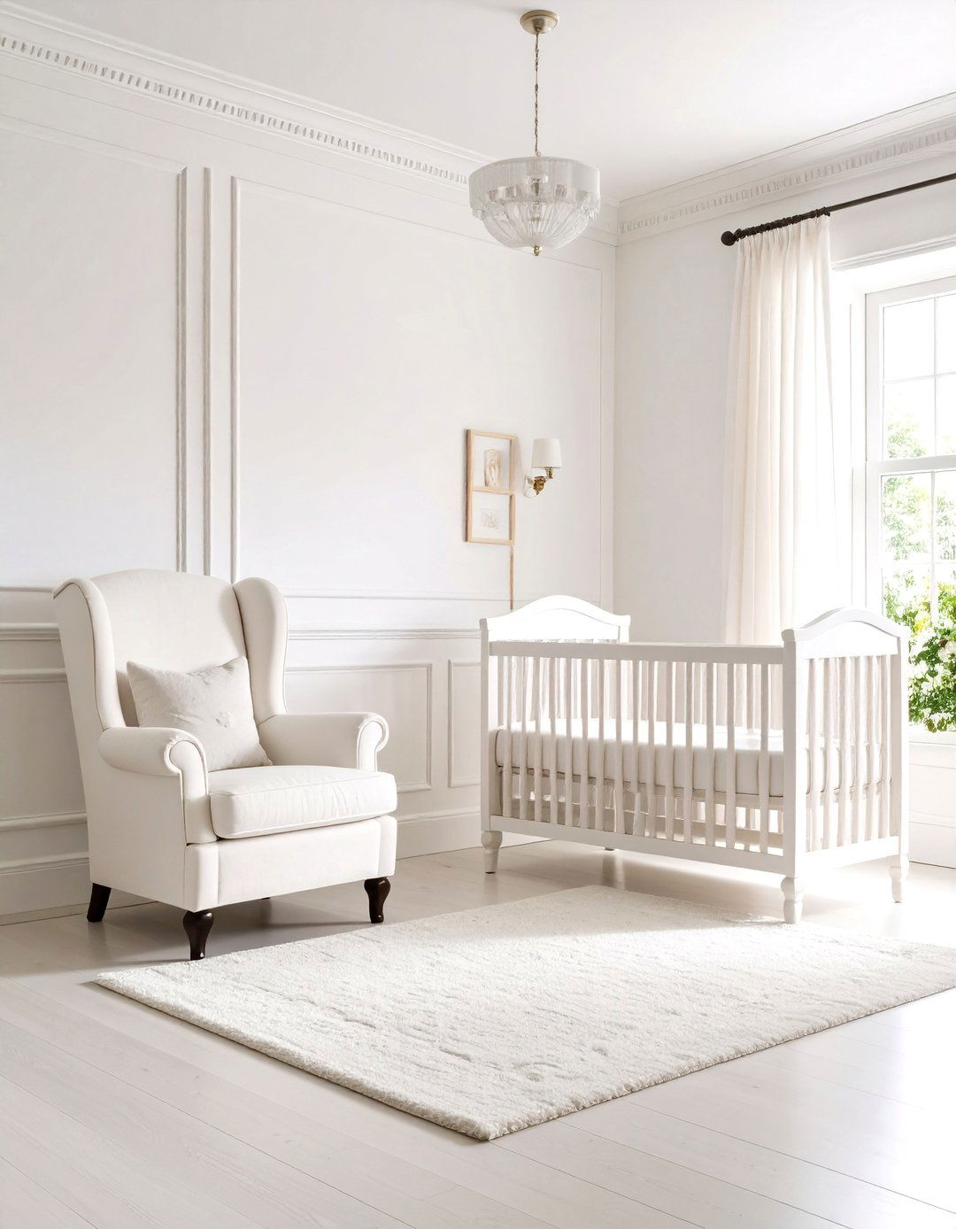 White Timeless Classic Nursery - 24 White Nursery Ideas