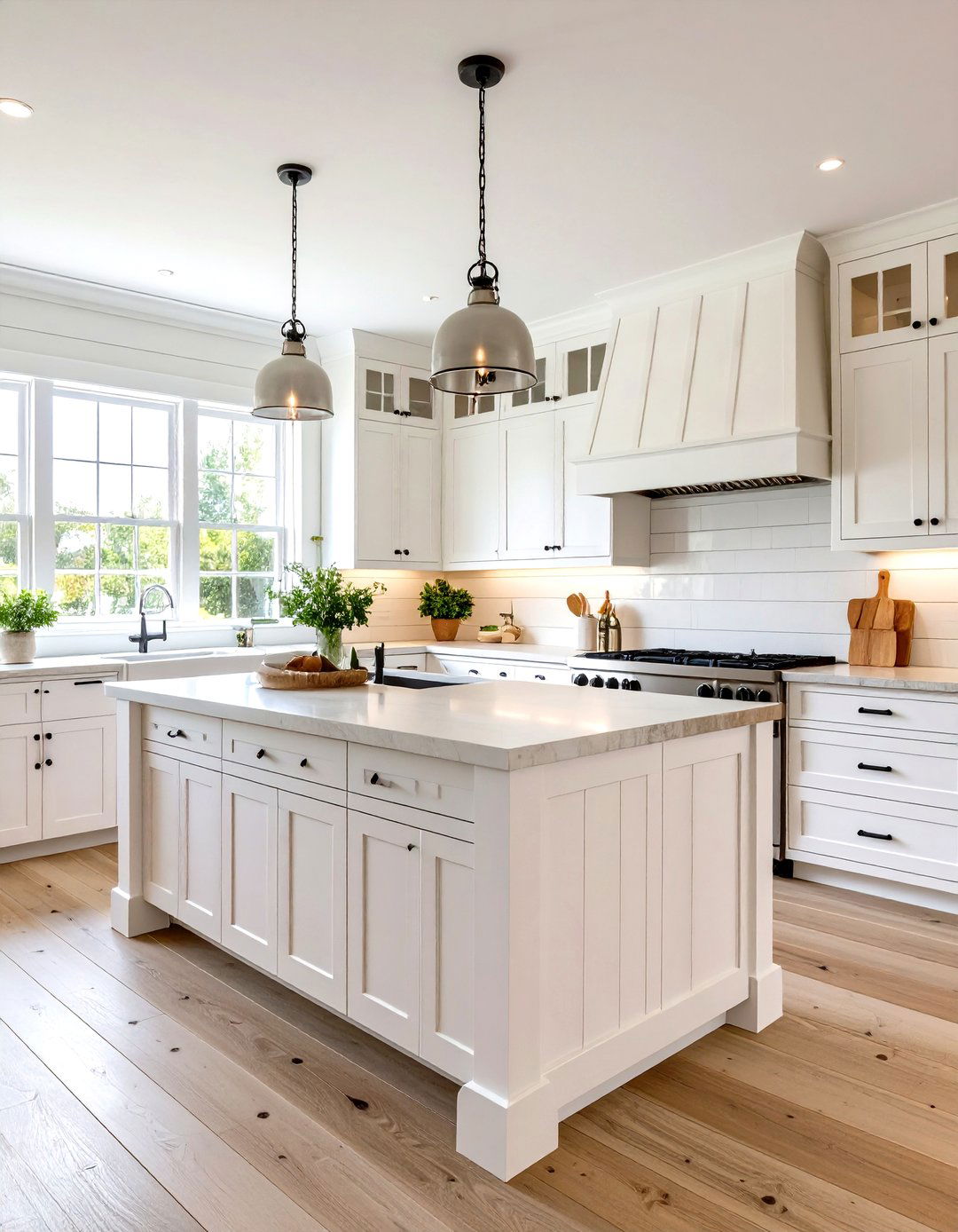 Whitewashed Coastal Cottage Shiplap - 24 Shiplap Kitchen Island Ideas