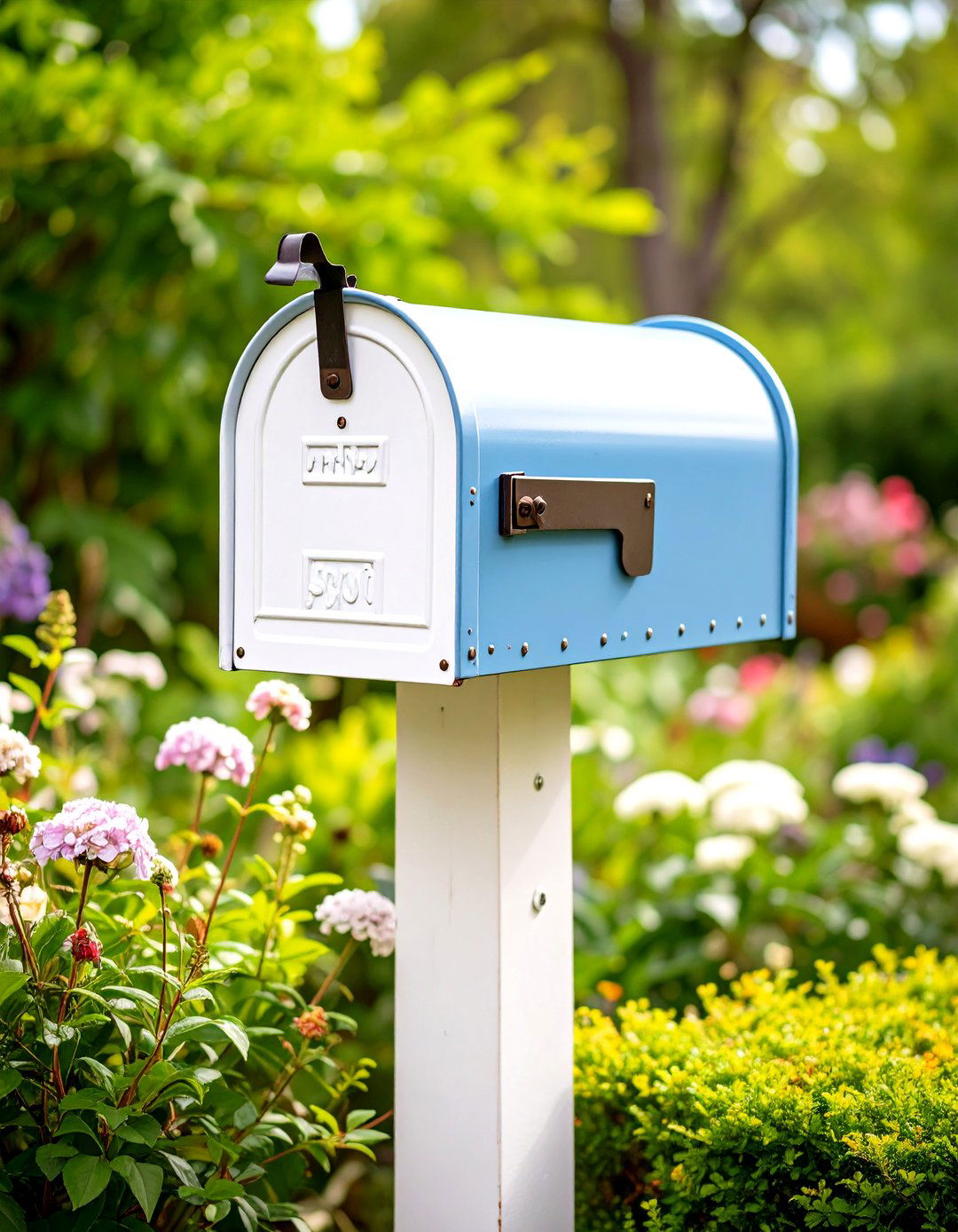 Whitewashed Vintage Brick Finish - 24 Brick Mailbox Ideas