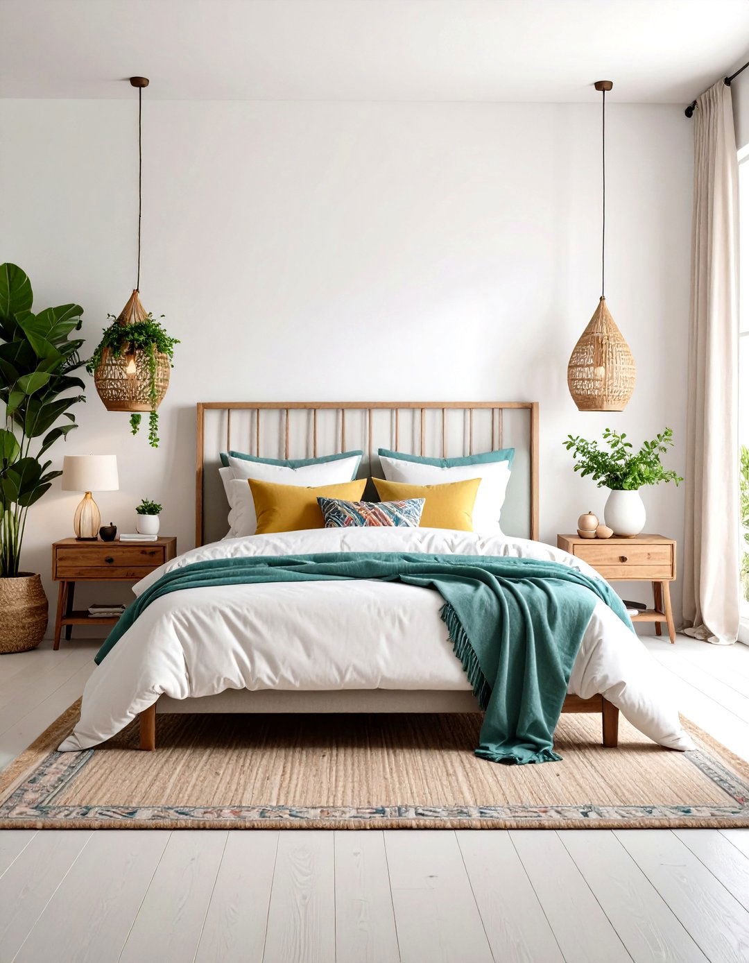 Whitewashed Wall Simplicity - 24 Mediterranean Bedroom Ideas