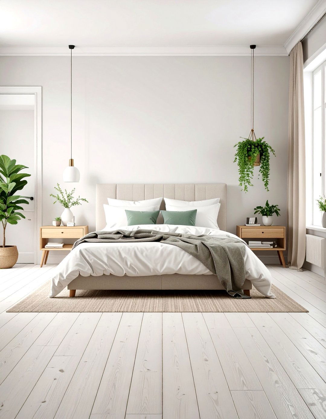 Whitewashed Wood Floor Finish - 24 Painted Floor Ideas