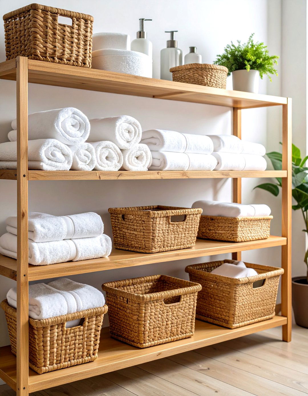 Wicker Basket Collection - 24 Towel Storage Ideas