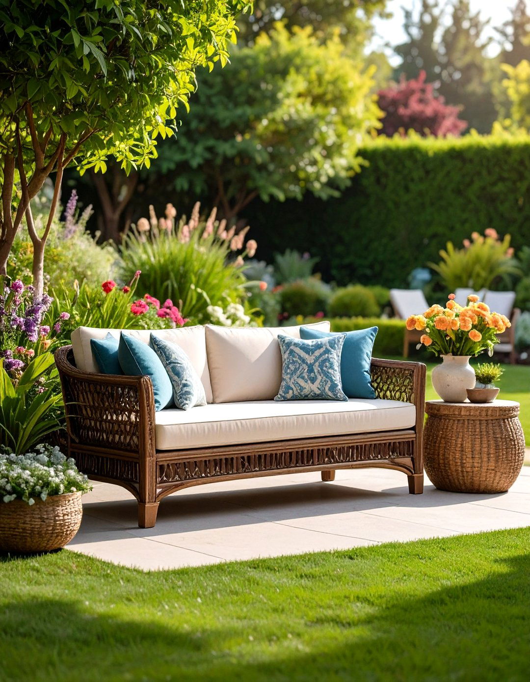 Wicker Storage Benches - 24 Outdoor Toy Storage Ideas