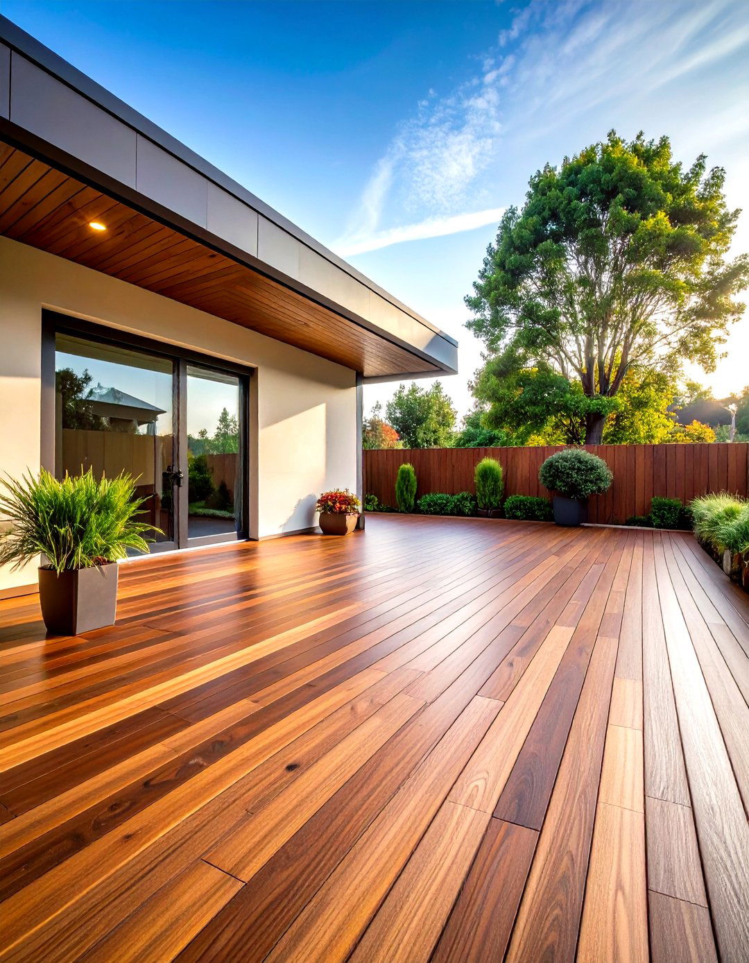 Wide Plank Hardwood Deck Flooring - 24 Deck Flooring Ideas