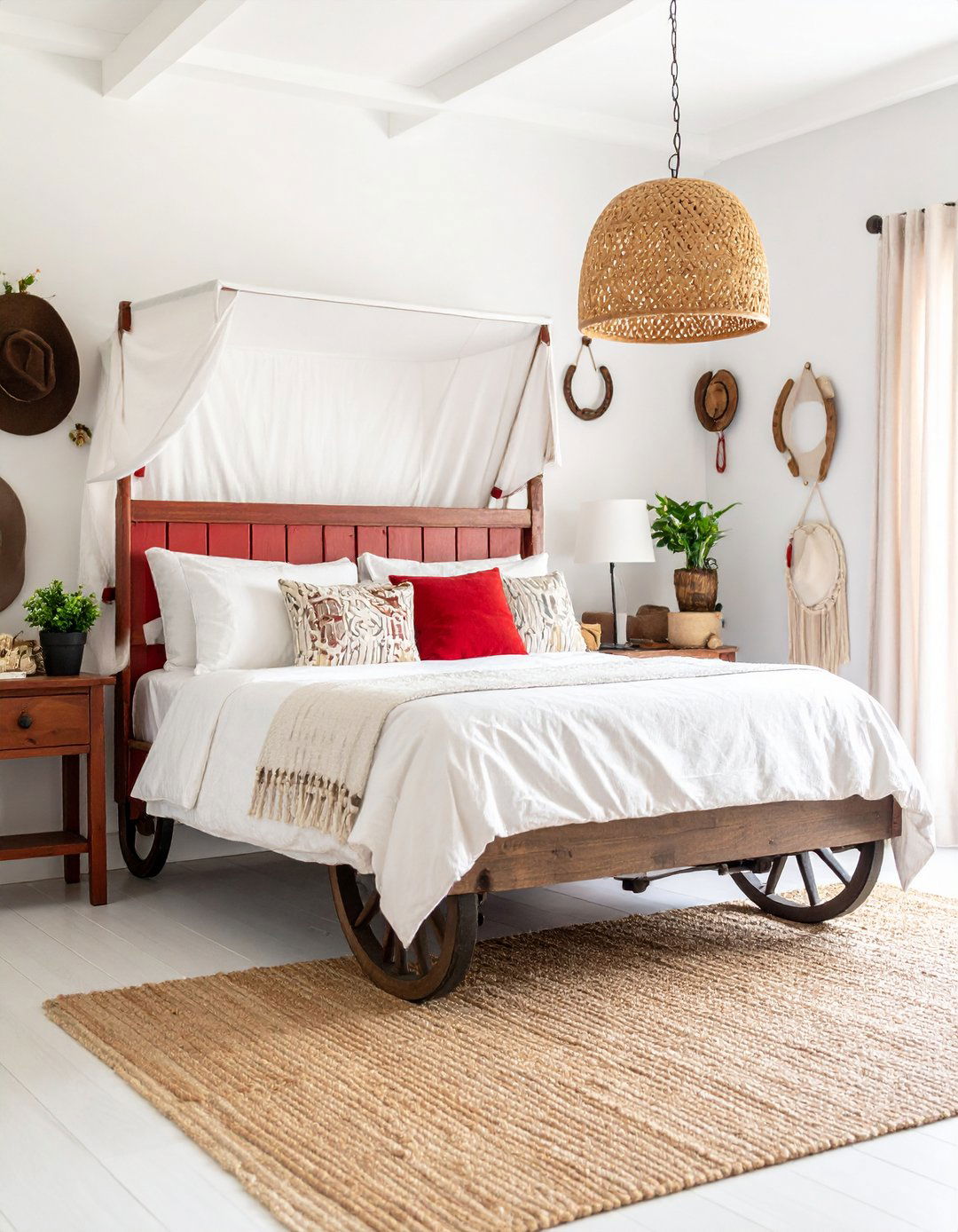Wild West Frontier Town with Cowboy Ranch Elements - 24 Red Boy Room Ideas