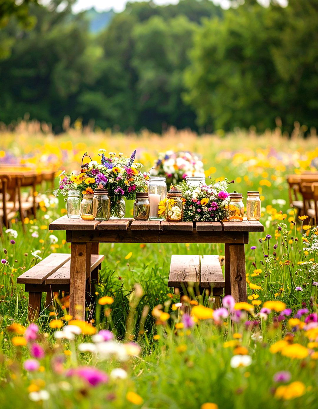 Wildflower Meadow Spring Wedding - 24 Spring Wedding Ideas