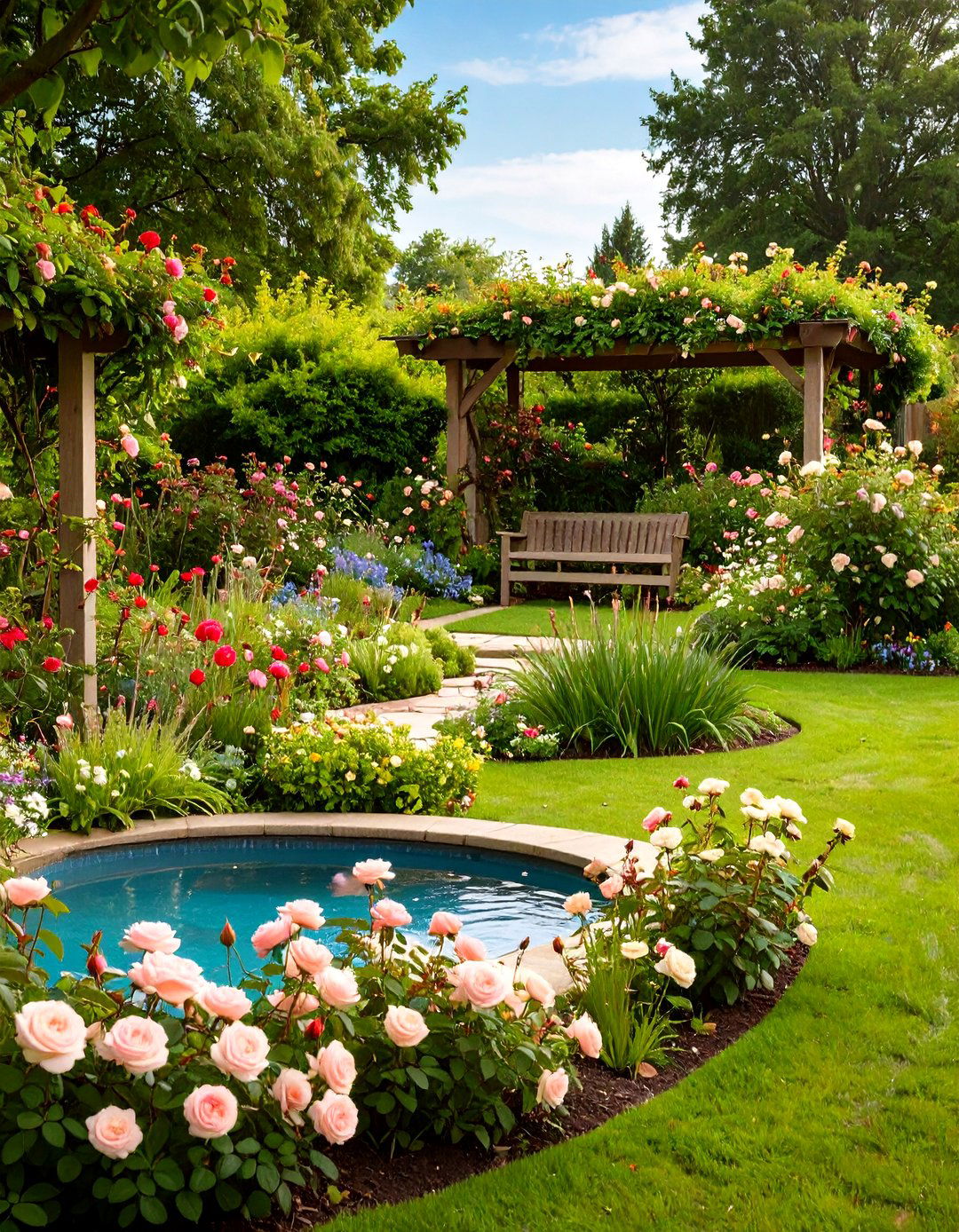Wildlife Friendly Rose Habitat Garden - 24 Rose Garden Ideas