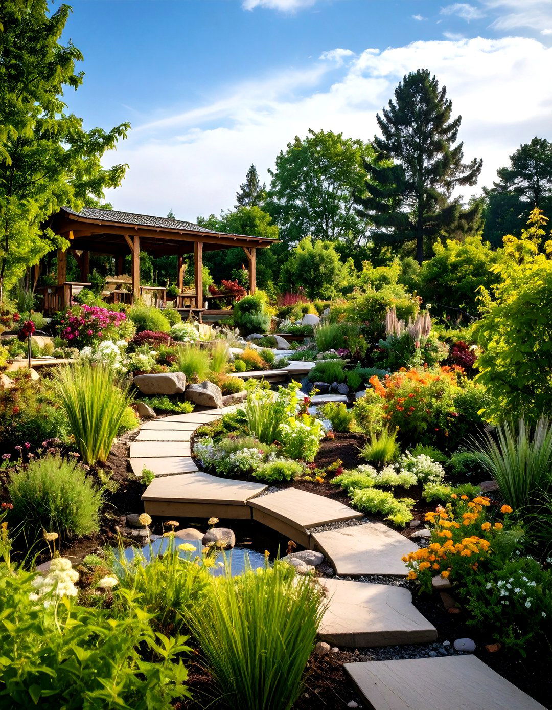 Wildlife Habitat Terraced Garden - 24 Hillside Terraced Garden Ideas