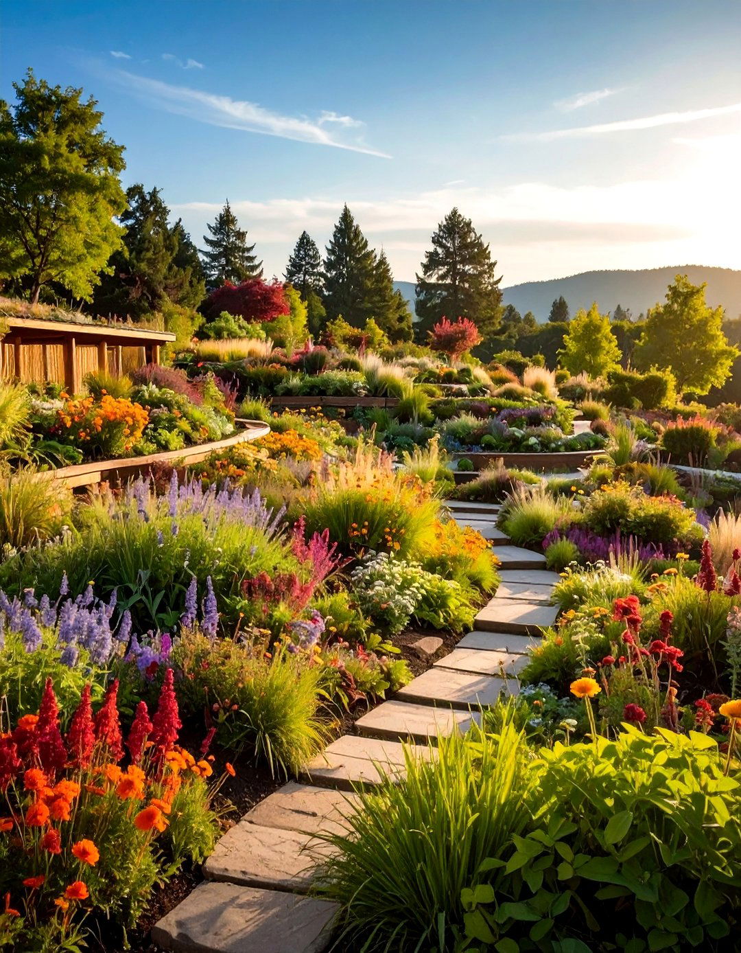 Wildlife Habitat Terraced Gardens - 24 Terraced Garden Ideas