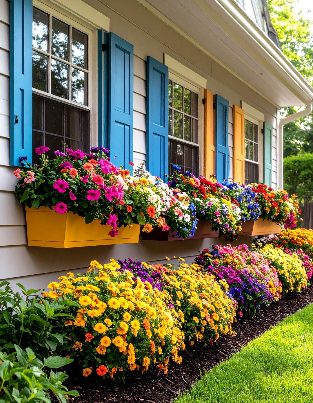 Window Box Gardens - 24 Budget Small Garden Ideas
