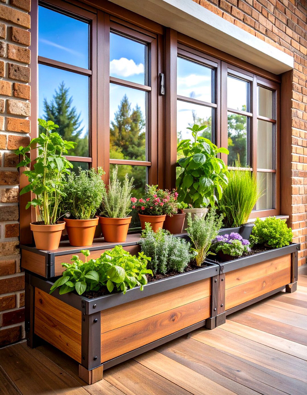 Window Box Herb Collection - 24 Urban Garden Ideas