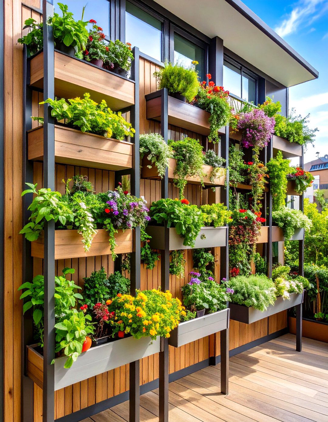 Window Box Vertical Trellis - 24 Trellis Ideas