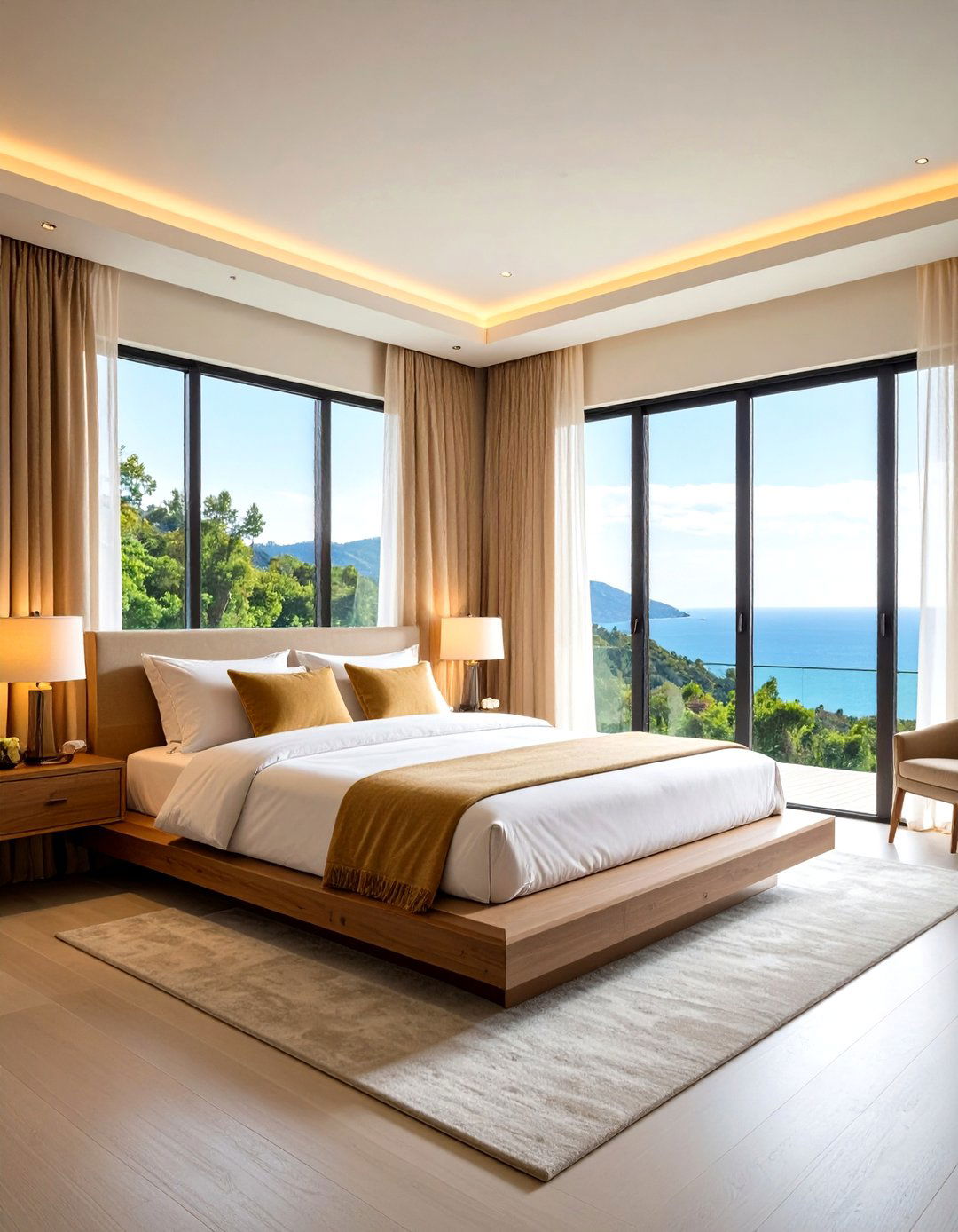 Window Centered Bed Layout Design - 24 Bedroom Layout Ideas