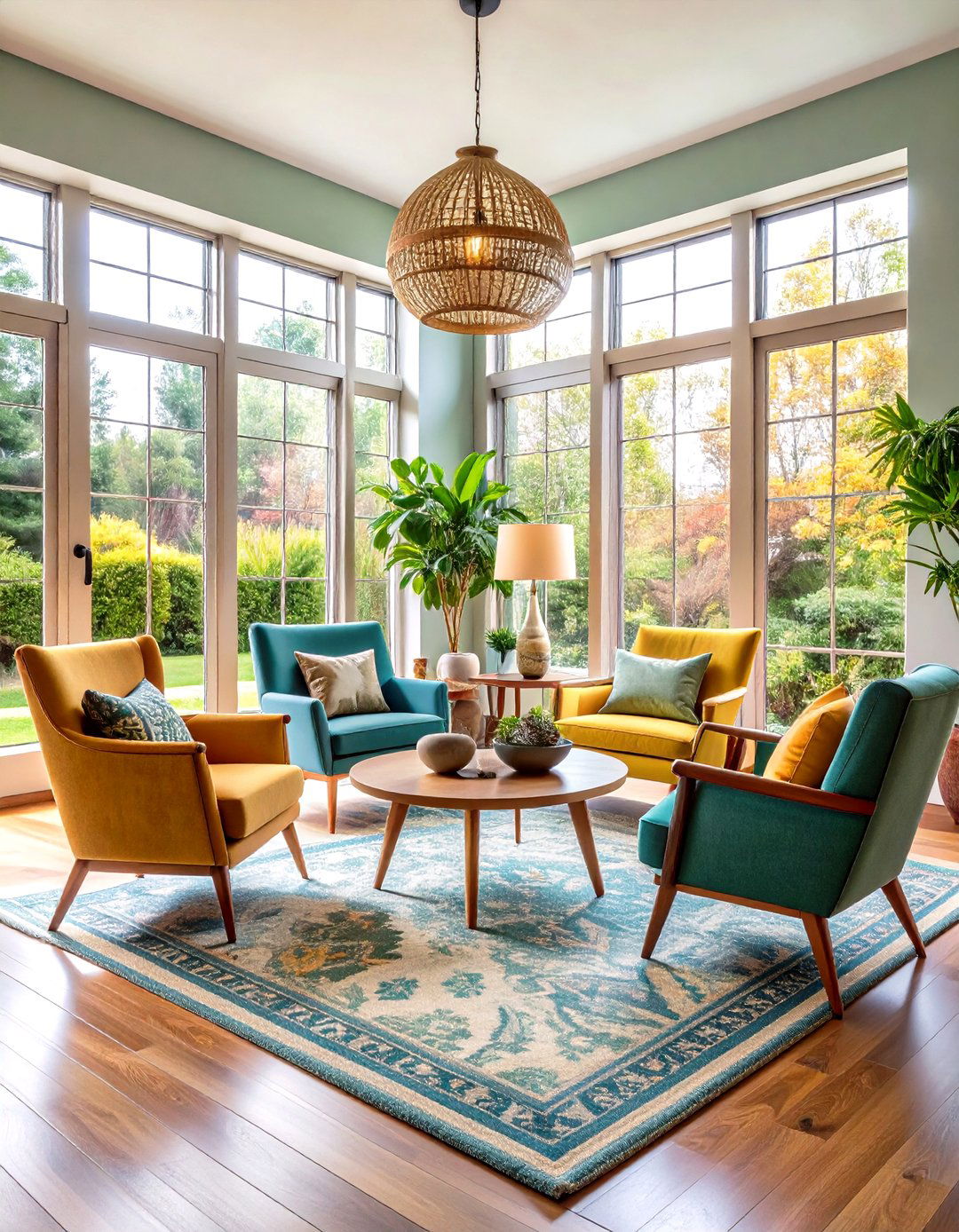 Window Centered Symmetrical Living Room - 24 Symmetrical Living Room Ideas