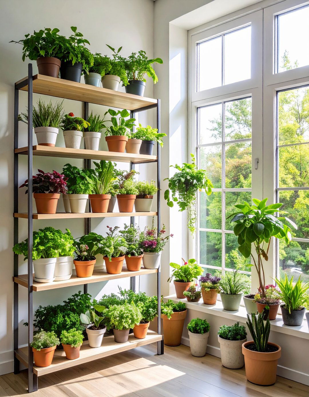 Window Garden Light Galleries - 24 Plant Room Ideas