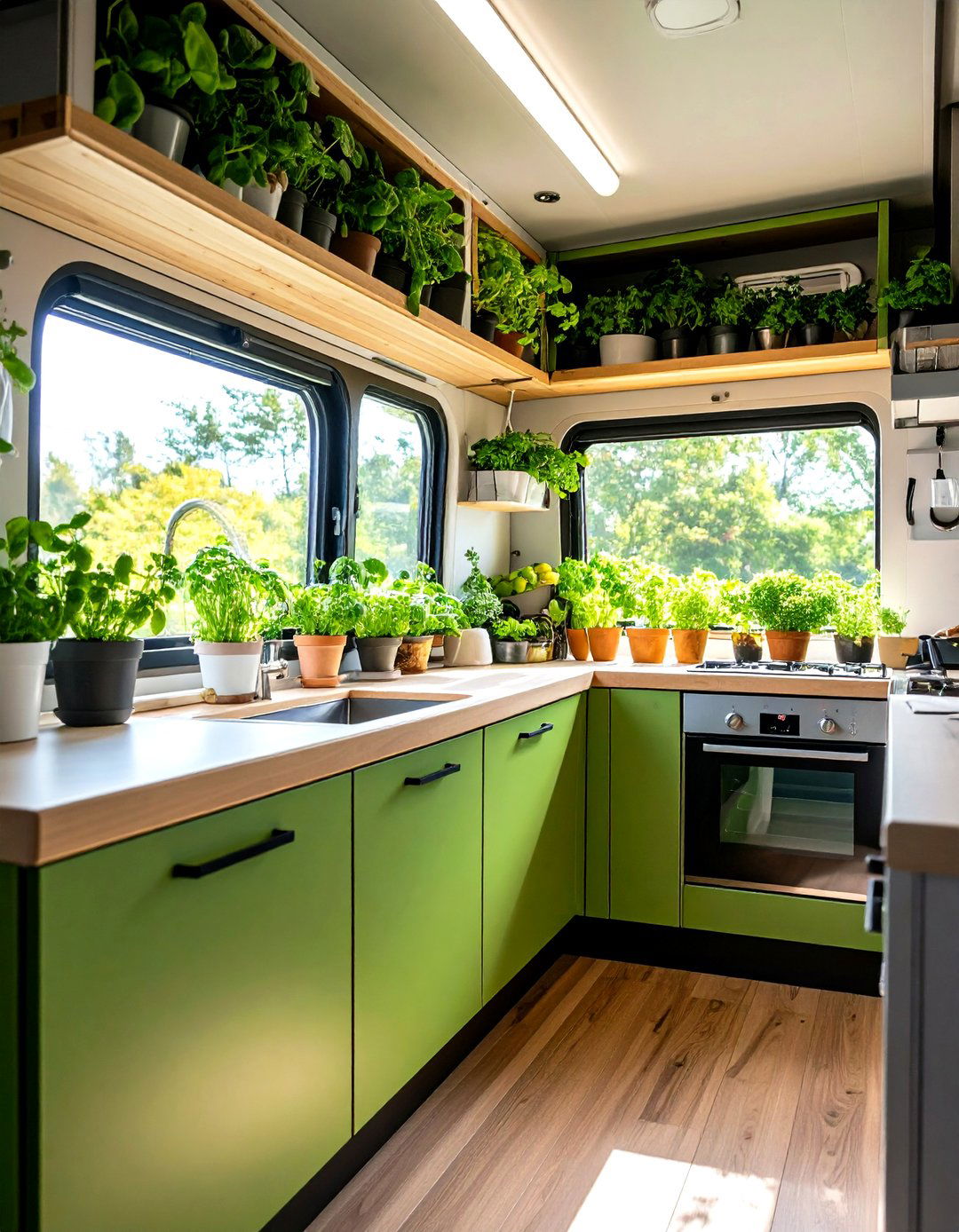 Window Herb Garden Integration