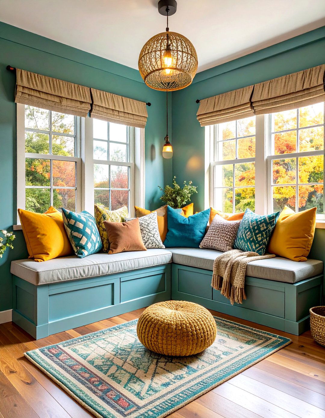 Window Seat Reading Alcove - 24 kids reading nook ideas