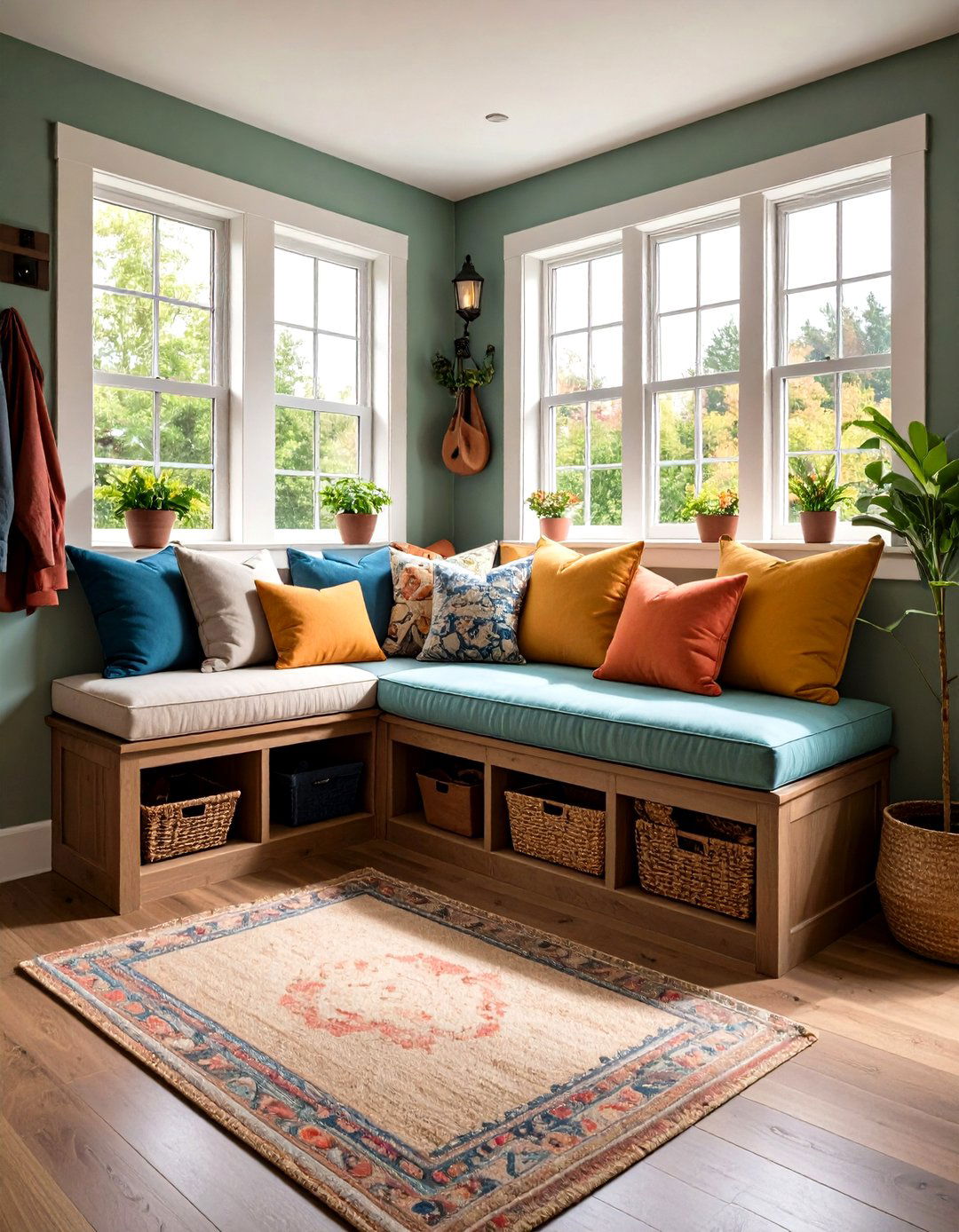 Window Seat Storage Bench - 24 Mudroom Bench Ideas