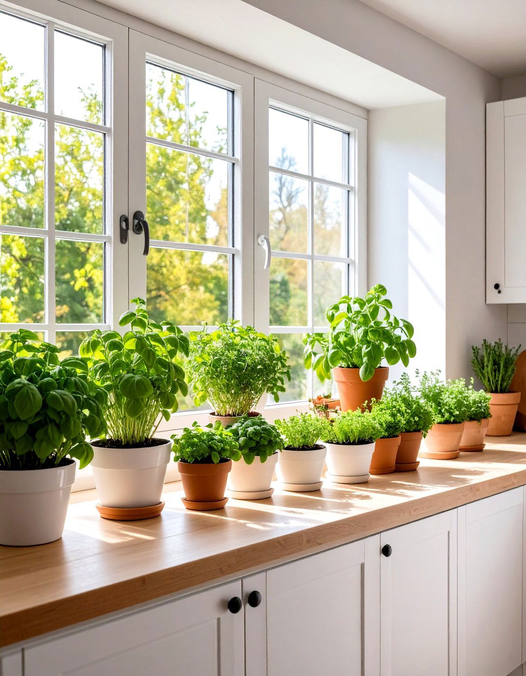 Window Sill Garden Organization - 24 Kitchen Sink Organization Ideas