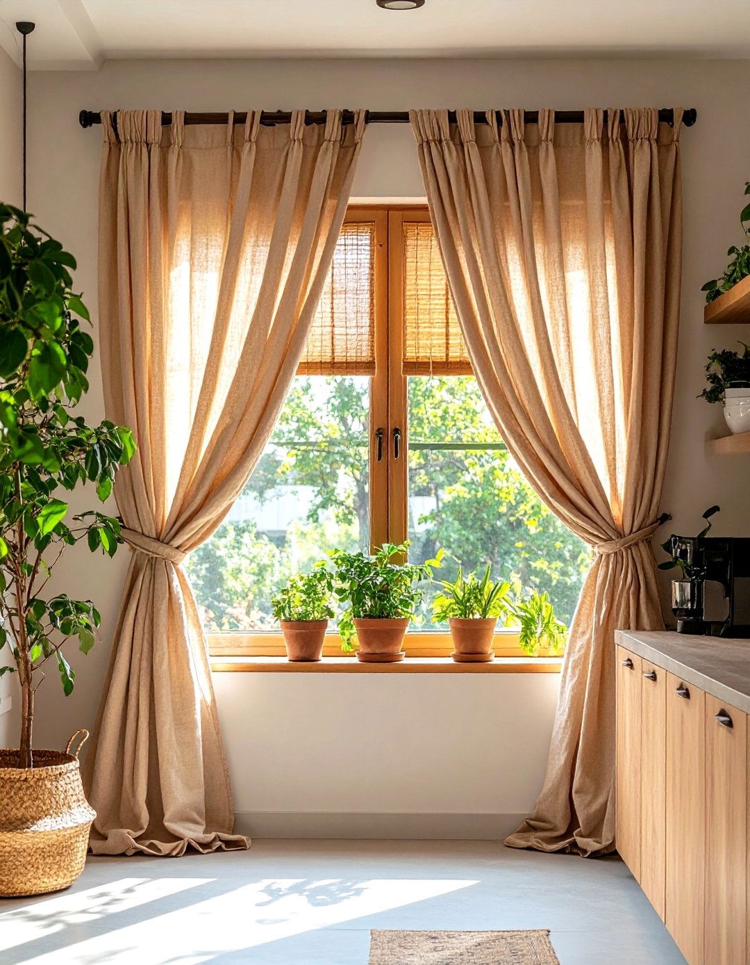Window Treatment Designs - 24 Boho Kitchen Ideas