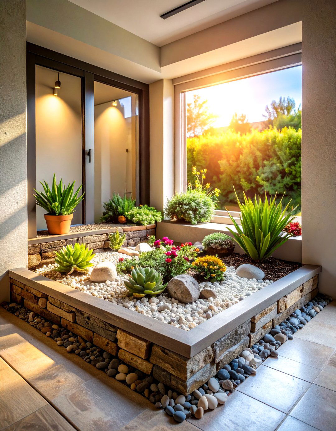Window Well Garden - 24 Zen Garden Ideas