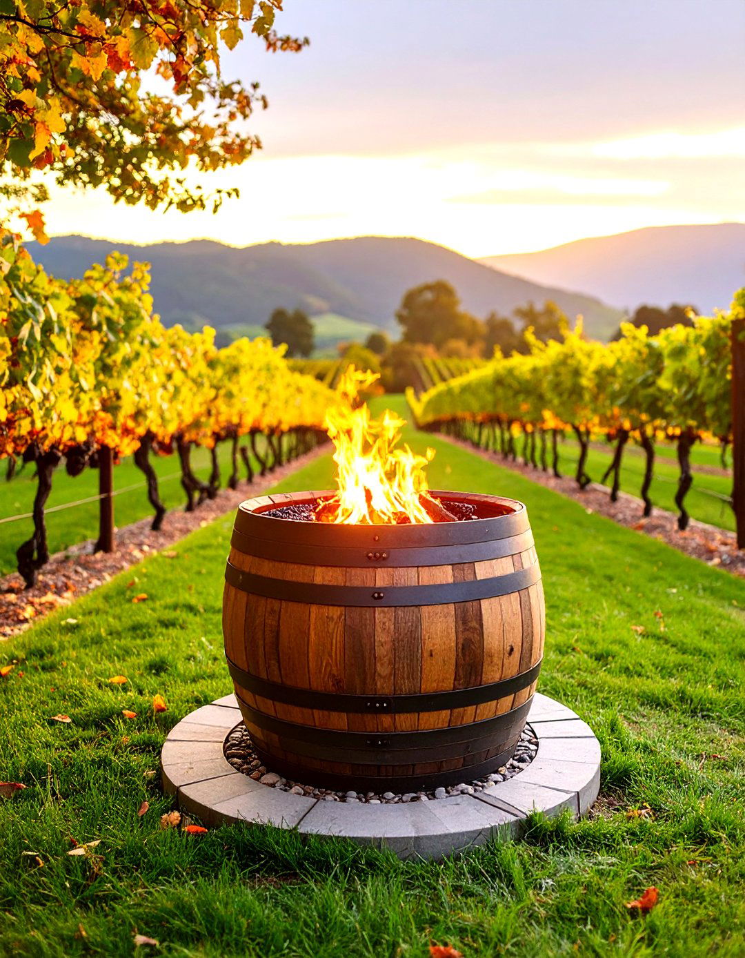 Wine Barrel Fire Pit Conversion - 24 Wood Burning Fire Pit Ideas