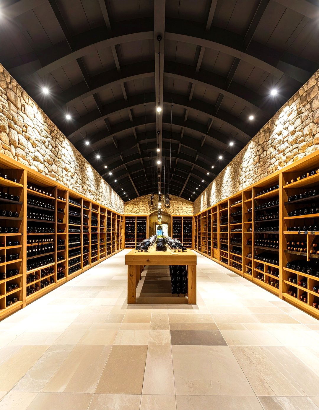 Wine Cellar Black Sophisticated Ceiling - 24 black ceiling ideas