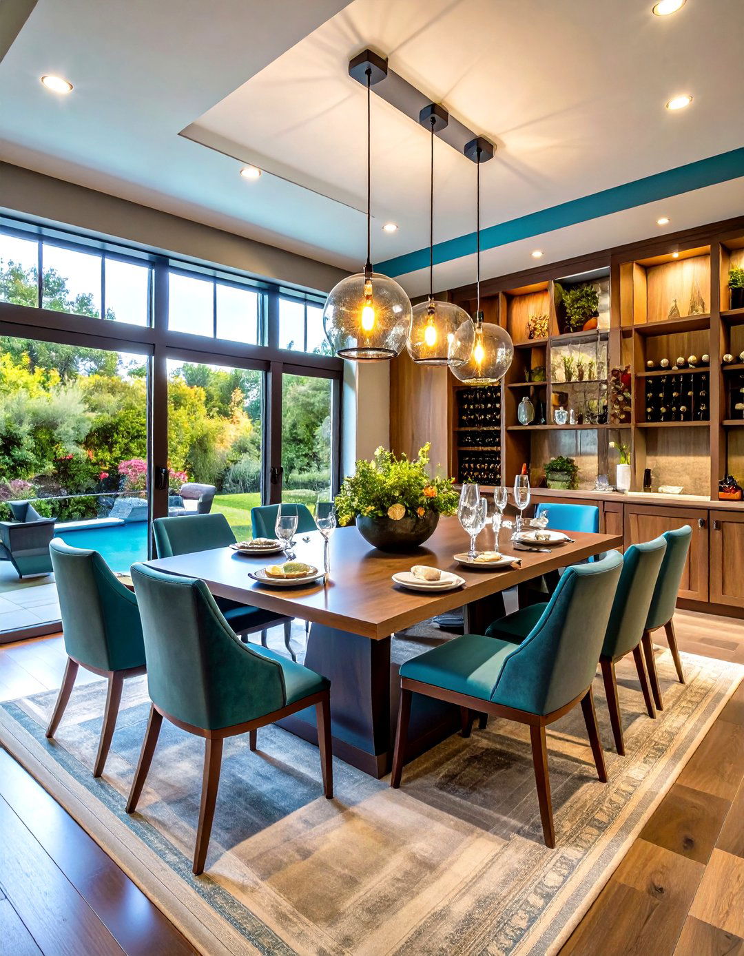 Wine Cellar Dining Integration Design - 24 Luxury Interior Design Ideas
