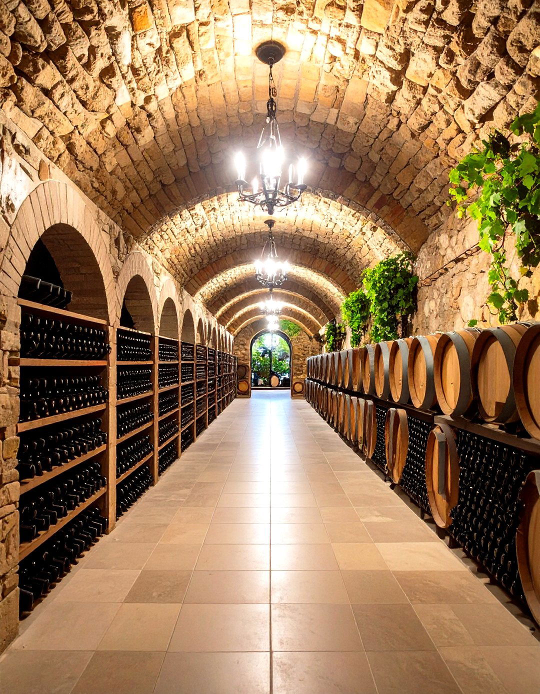 Wine Cellar Integration - 24 Spanish Mediterranean House Ideas
