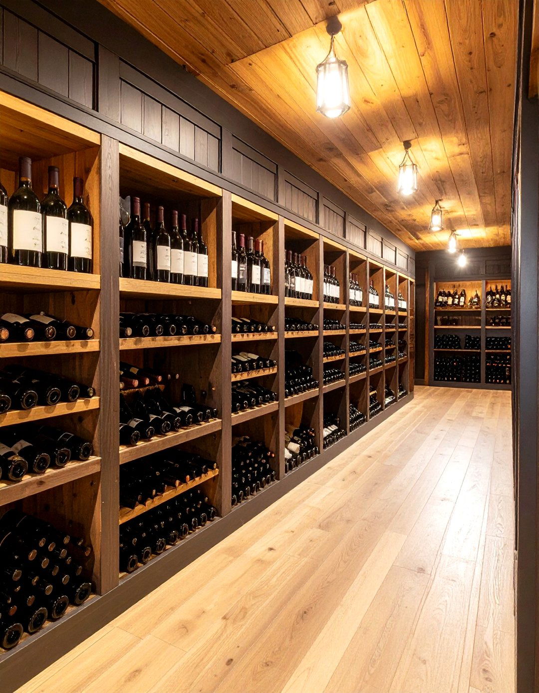 Wine Cellar Storage Solutions - 24 Beadboard Wall Ideas
