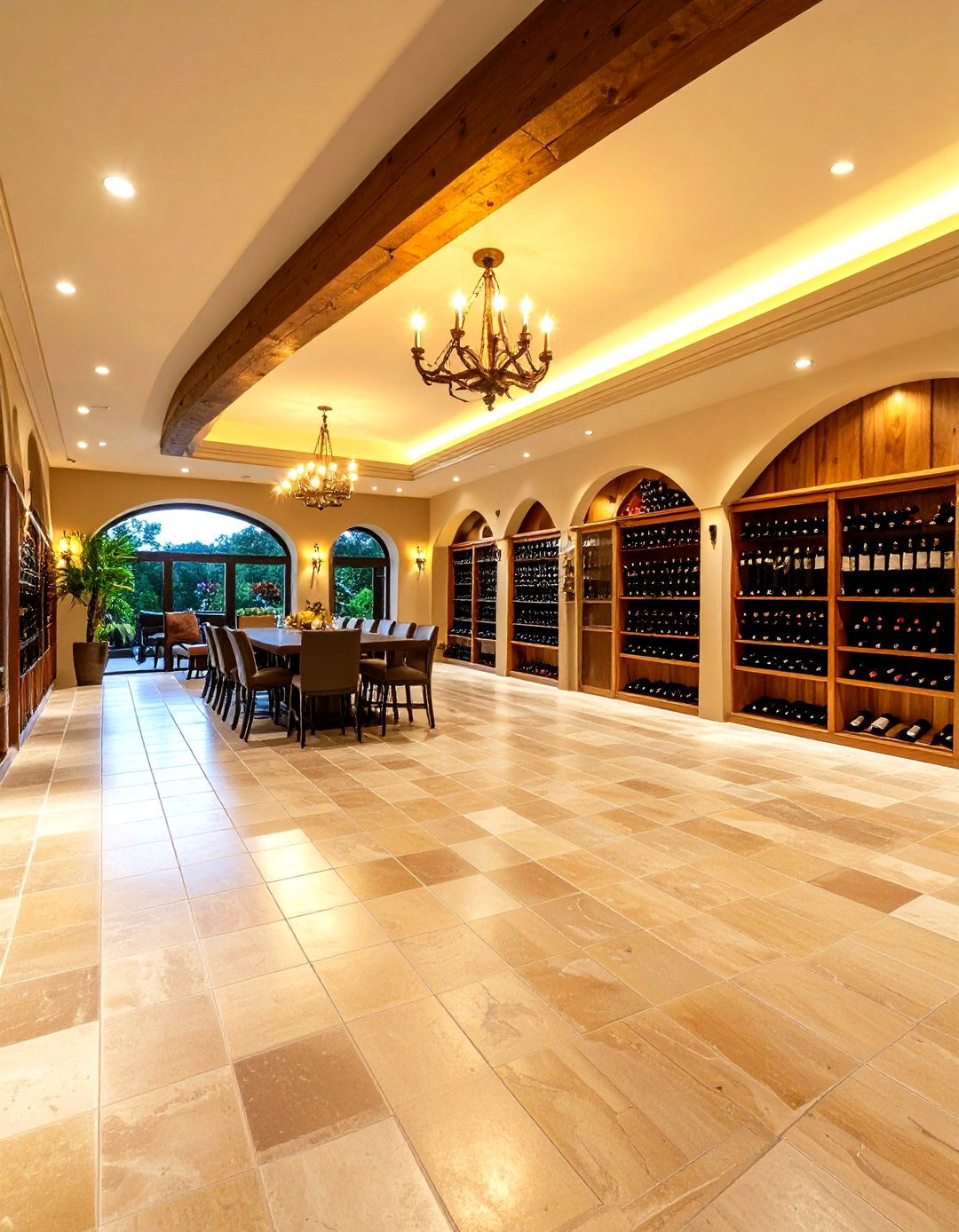 Wine Cellar and Tasting Room - 24 basement decorating ideas