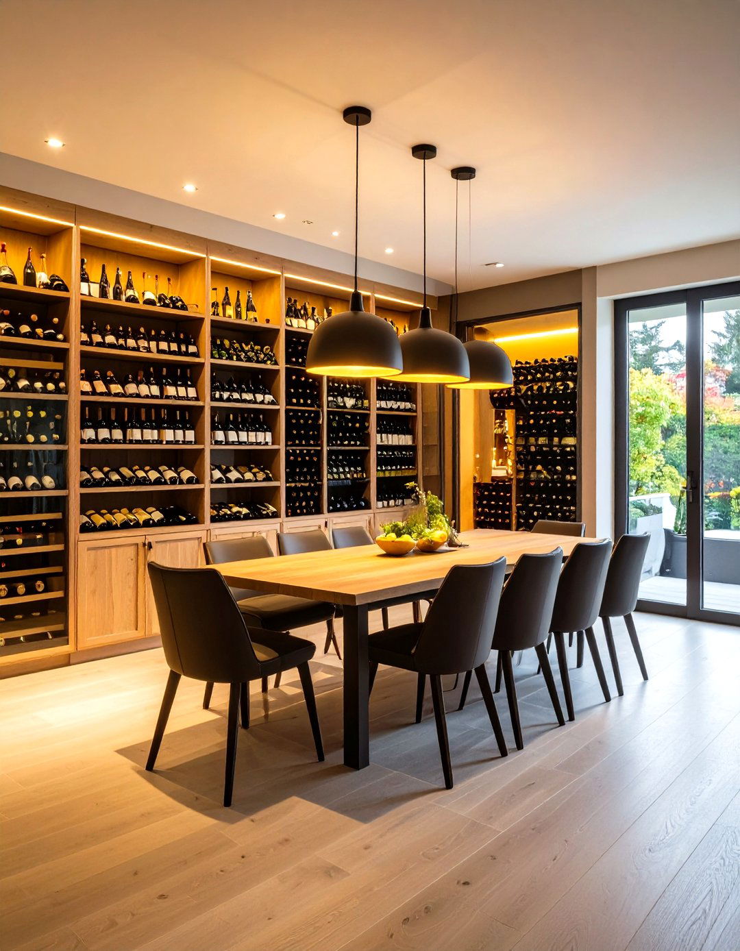 Wine Storage Integration - 24 Formal Dining Room Ideas