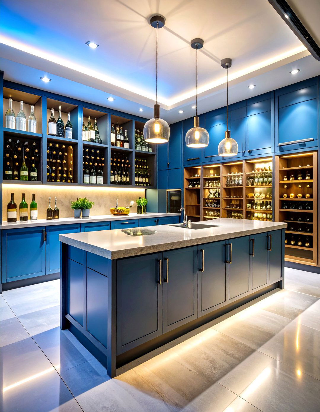Wine Storage Pantry Theme - 24 Dirty Kitchen Ideas