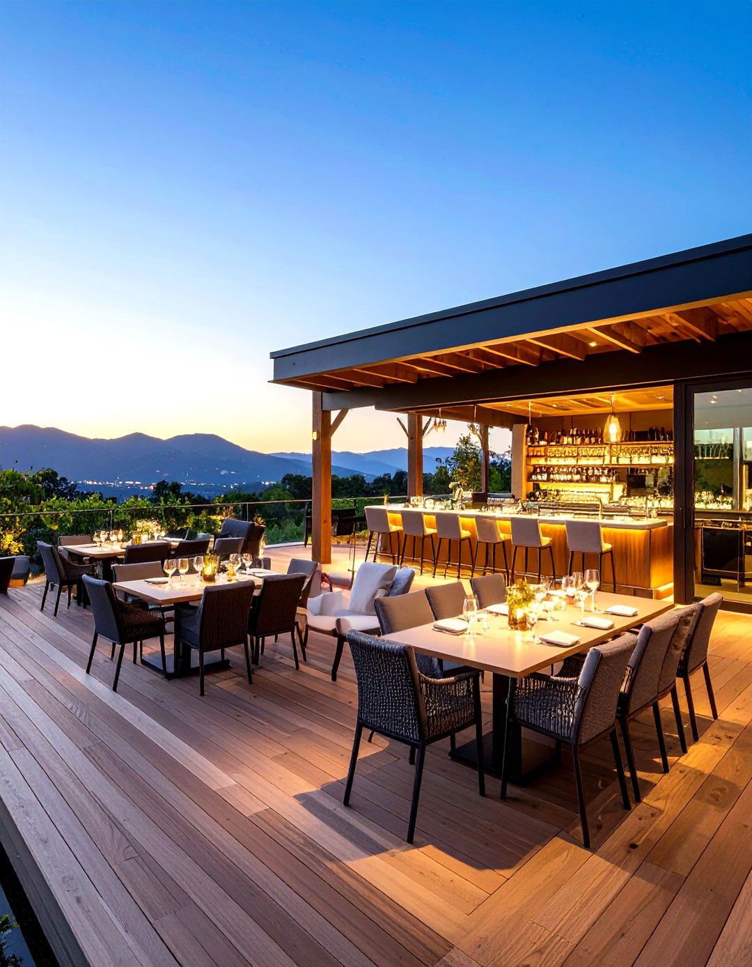 Wine Tasting and Bar Deck - 24 Large Deck Ideas