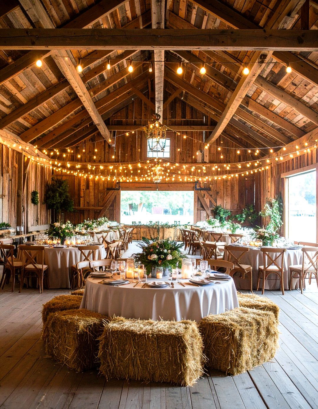 Winter Barn Wedding with Rustic Seasonal Elements - 24 Winter Wedding Ideas