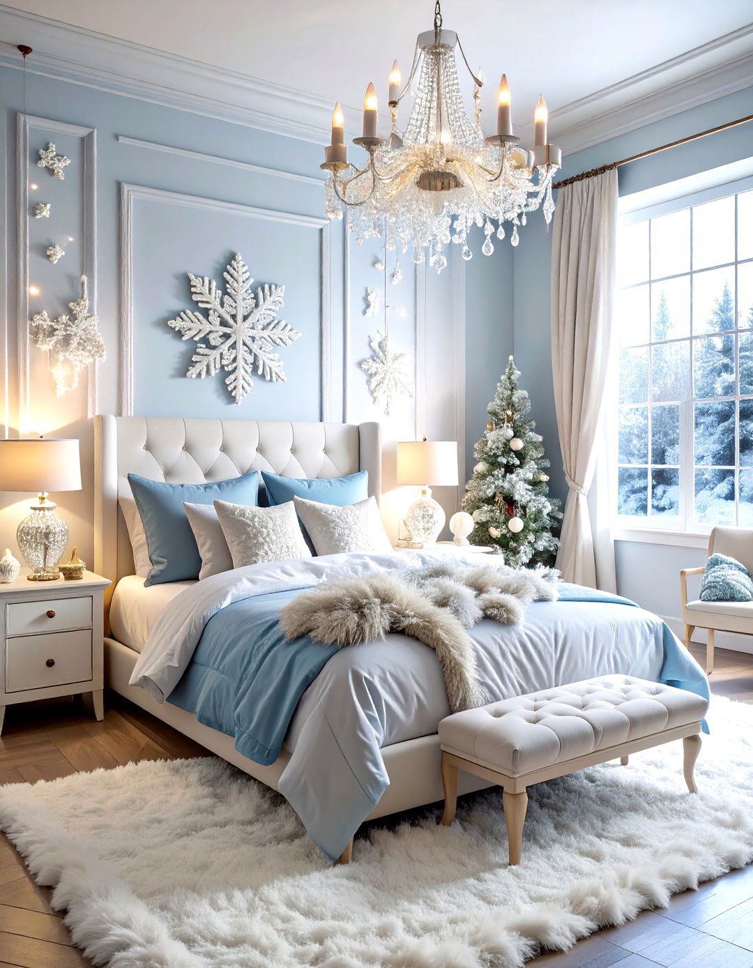 Winter Fairy Snowflake Palace - 24 Fairy-themed Bedroom Ideas