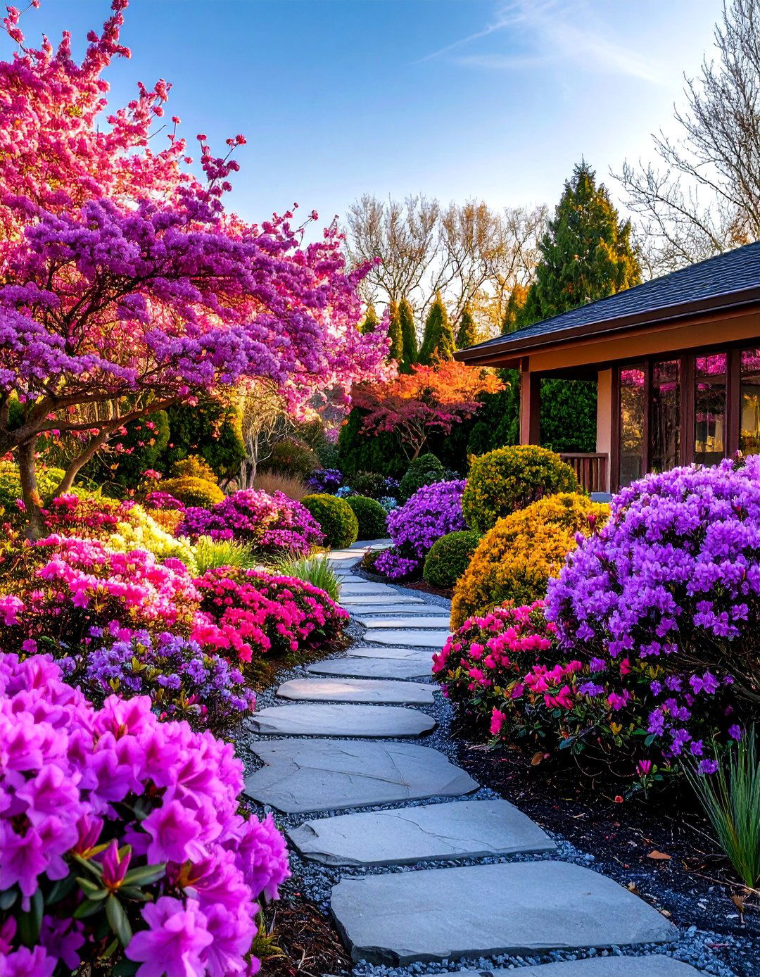 Winter Interest Azalea Framework - 24 Azalea Garden Ideas