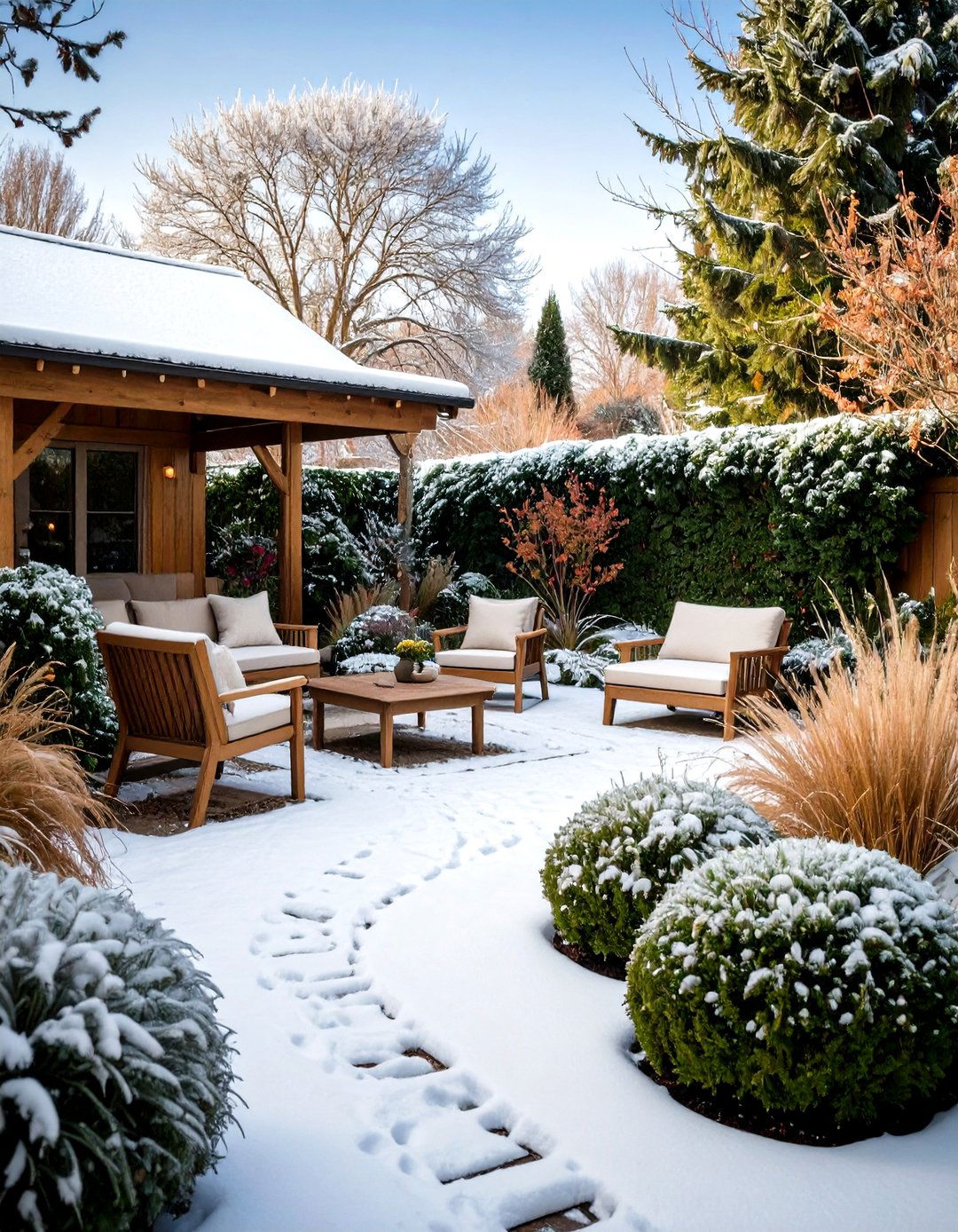 Winter Interest Structural Garden - 24 Sensory Garden Ideas