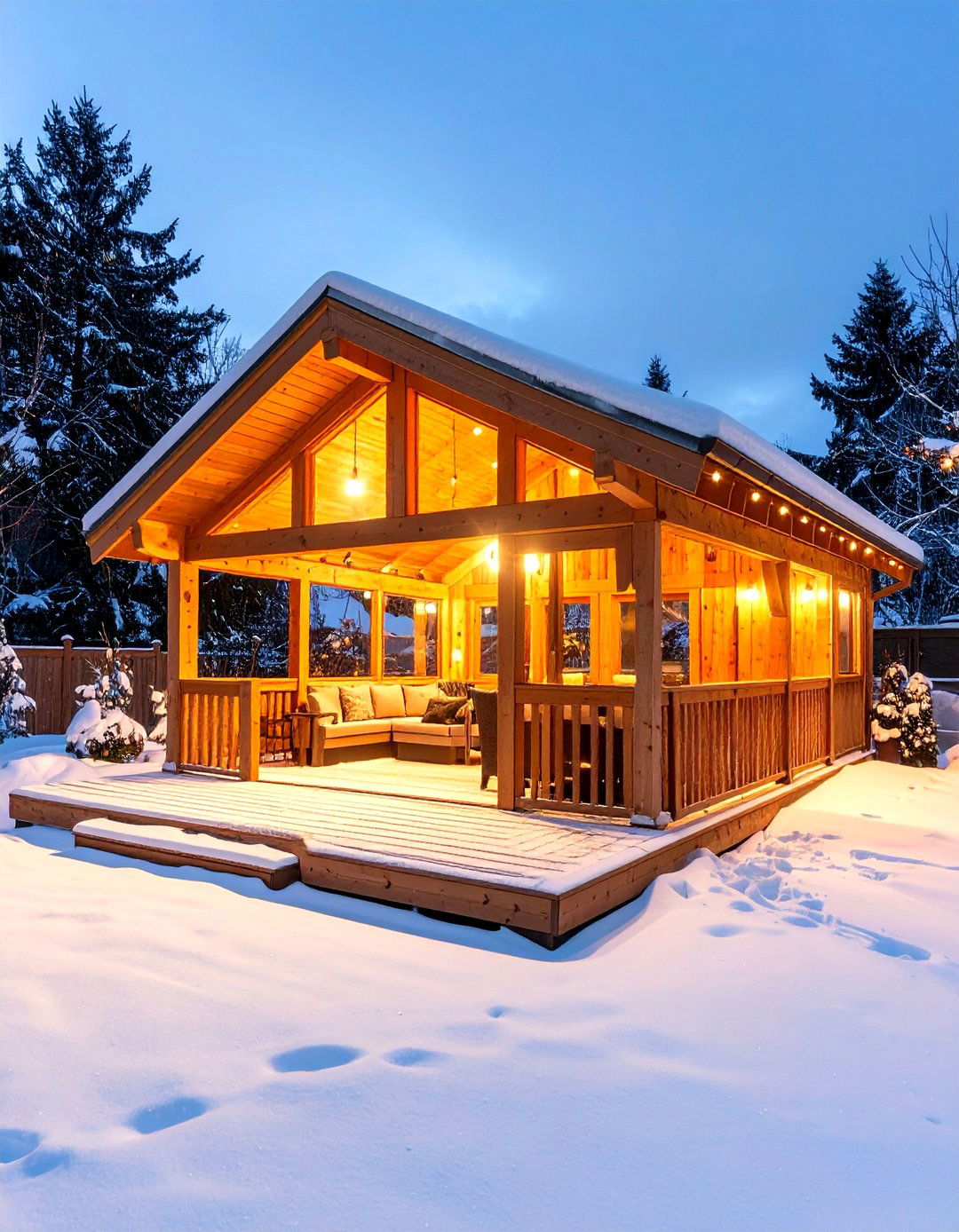 Winter Ready Enclosed Gazebo Design - 24 Gazebo on Deck Ideas