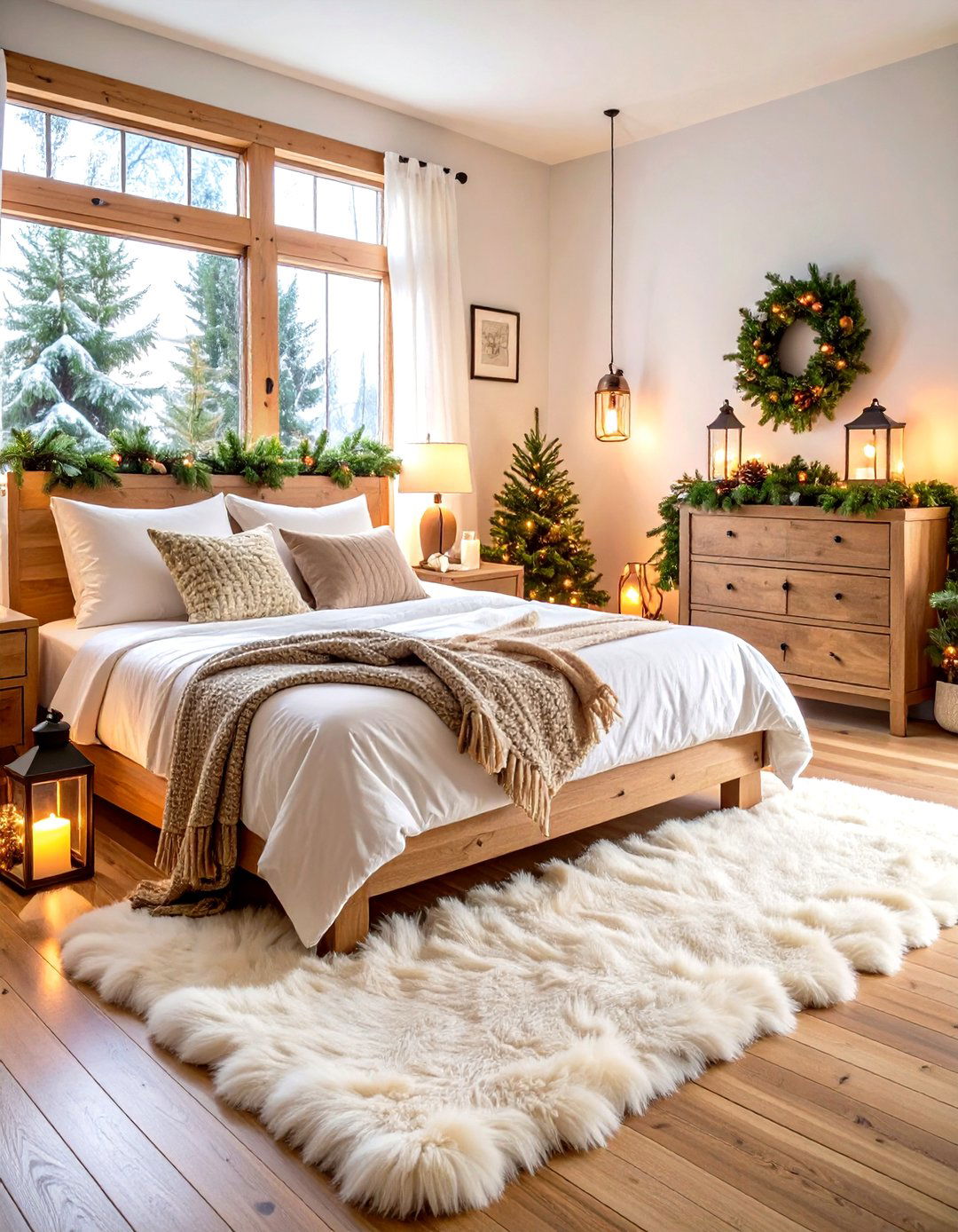 Winter Wonderland Cozy Cabin Style - 24 Dresser Decor Ideas