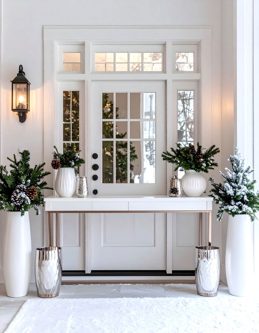 Winter Wonderland Entry Theme - 24 Entry Table Decor Ideas