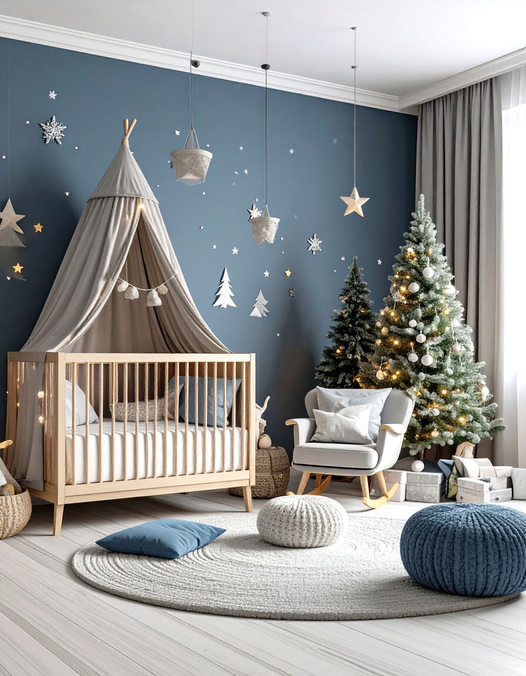 Winter Wonderland Forest - 24 Woodland Nursery Ideas