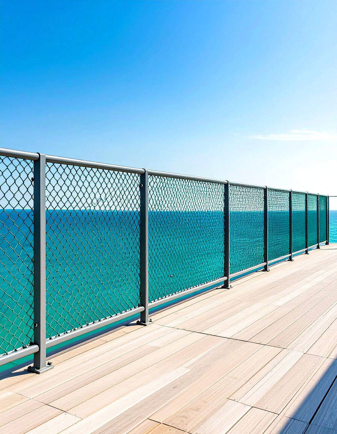Wire Mesh Panel Systems - 24 Metal Deck Railing Ideas